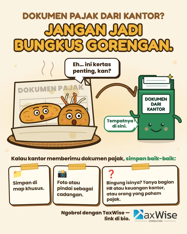 Feed: Dokumen pajak jangan jadi bungkus gorengan
